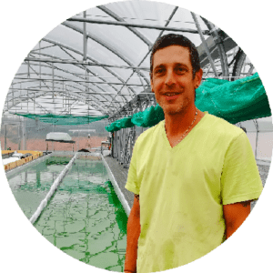 Stéphane, producteur de spiruline