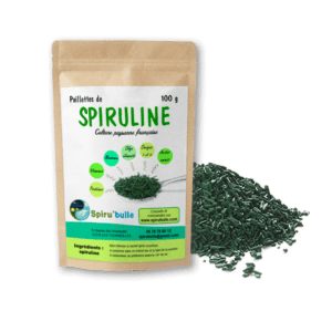 Sachet de spiruline en paillettes